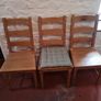Pine Kitchen Table and 6 chairs Image 2