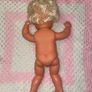 Vintage 1970s Palitoy Tiny Tears  Doll  with topknot 16h 3/4 eye. Image 10