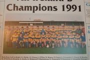 Clare All Ireland B Champions 1991 calendar. Original. Good condition.