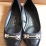 Black Flat Shoes, Size 4 Image 2