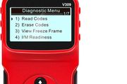 Car OBD2 Scanner Universal Wired Auto Engine Fault Code Reader CAN Diagnostic Scan Tool V309 for Check Engine Light, I/M Readiness Smog Check, HD LCD Display Screen