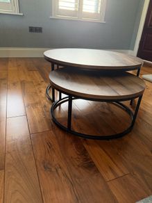 Nest of 2 round tables