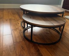 Nest of 2 round tables