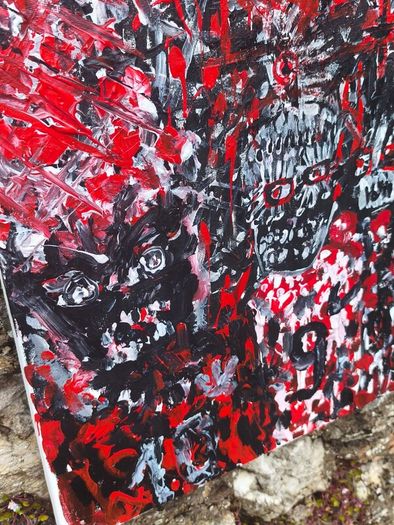 ONLY IF YOU LOVE  Original Acrylic Painting | They Fight for the Future #55
