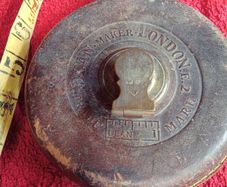 Vintage Dean Of London / Leather / Brass Tape Measure
