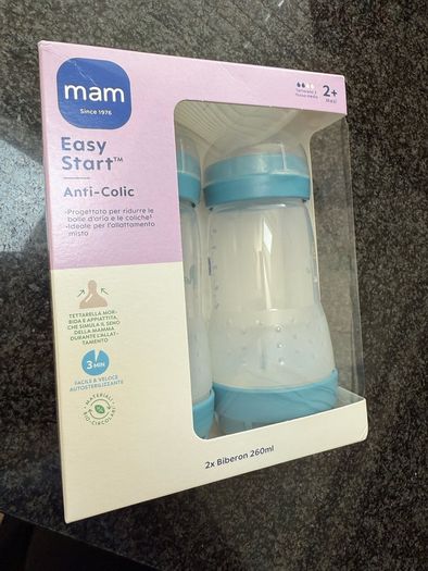 Mam baby bottles 2 pack 260mls