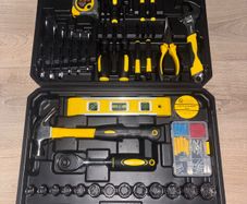 108-piece tool set for home, car and DIY