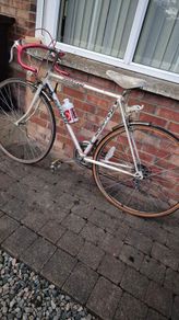 Classic vintage racing road bike hurricane challenge