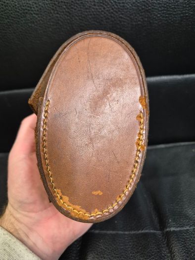 Vintage Gentlemens grooming brush set in original leather case