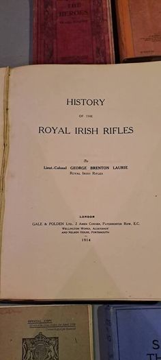 Antique War Books