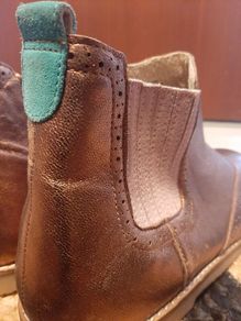 Mini Boden boots , mint condition , dark golden