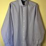 Mens Pure Cotton Purple Striped Shirt by Jeff Banks Image 3