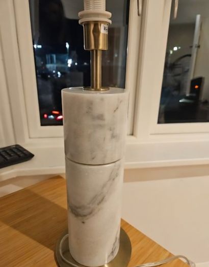 Marble table lamp