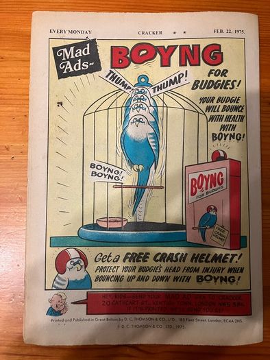 Comic: 'Cracker' no. 6 (22nd February 1975)