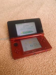 nintendo 3ds metallic red