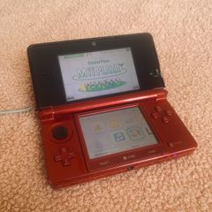 nintendo 3ds metallic red