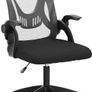NEW SALE | Office Desk Chair, Ergonomic Mesh Chair With 90 Degree Flip-up Armrest Swivel Computer Chair With Lumbar Support, Adjustable Height, Back Support Image 7