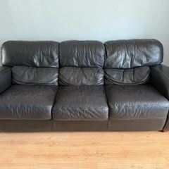 Leather suite- must go ASAP
