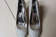 Dorothy  Perkins  Silver Mandy Shoes. S.6  B.N.W.T.