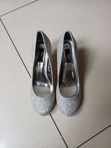 Dorothy  Perkins  Silver Mandy Shoes. S.6  B.N.W.T.