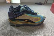 Genuine Authentic Nike Air Max 97 Deluxe Midnight Navy Laser Orange UK 8