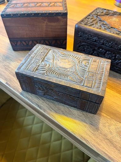 Vintage Trinket Boxes x3