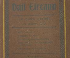 Original 1st Irish Dail Journal