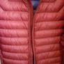 Spital Fields Gents Quilted Puffer Bomber  90% Down Puffer & 10% Feather Zipped Jacket coat. Medium. Colour Wine/burgundy/oxblood. Immaculate. Spitalfields Image 6