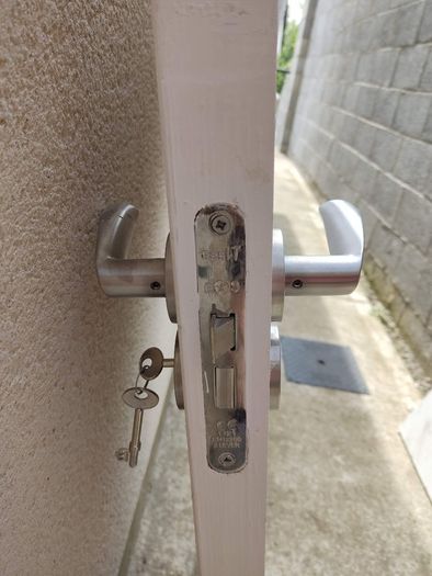 Small door and lock