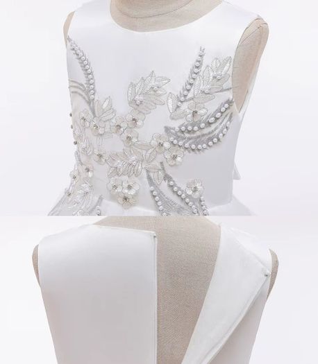 New Girls Bridesmaid Wedding Elegant Party Gown Tutu Princess Dress size 12-13yrs