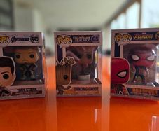 3 Marvel POP Figures, Boxed