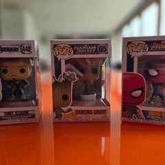 3 Marvel POP Figures, Boxed