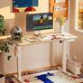 Electric Standing Desk Height Adjustable 100 x 60cm Sit Stand with 4 Memory Smart Pannel for Home Office Splice Board Image 2