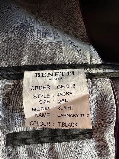 Black Benetti Tuxedo
