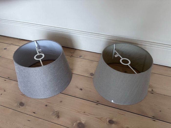 Two lampshades
