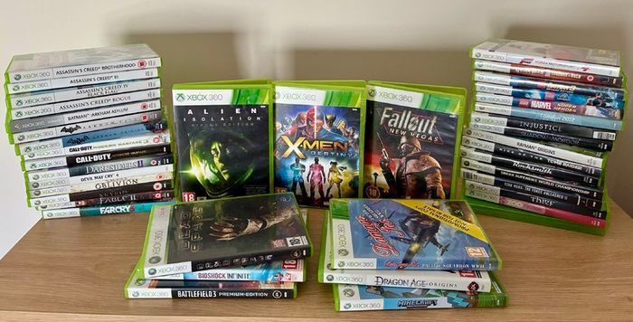 x40 Xbox 360 games, incl. Alien: Isolation, X-Men Destiny, and Fallout: New Vegas