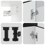14 Piece Kitchen Cabinet Set Black Image 7