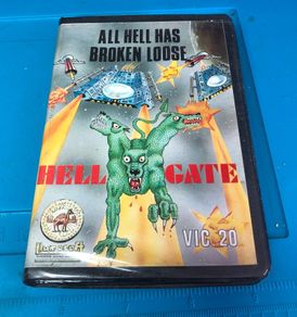 VIC20 - Hellgate - Commodore VIC 20 Tape - complete in box
