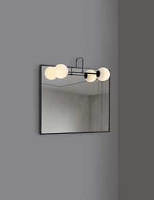 NEW Black Metal Frame Wall Mirror from Marks and Spencer