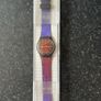 swatch Rebel watch Brand new  burgundy nos Image 4