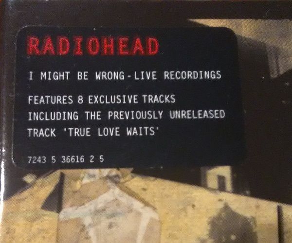 radiohead - i might be wrong : live recordings    CD