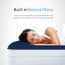 Luxury King Size Double Queen Air Bed - Elevated Inflatable Air Mattress, Electric Built-in Pump, Raised Pillow & Structured I-Beam Technology, Height 56cm Image 5