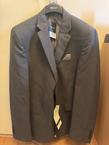 Charcoal Grey Slim Fit Essential Suit Jacket