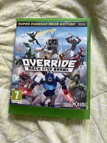 Override Mech City Brawl Video Game - XBOX ONE Disc and Case