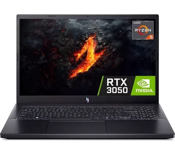 Acer Nitro V15 Gaming 15.6" Laptop, Ryzen 5 7535HS 16GB, 512GB SSD, Windows 11, NVIDIA GeForce RTX 3050