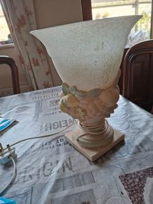 Beautiful Large Living Room Opaline Lamp