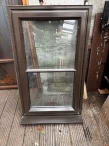 Double glazed aluminium window