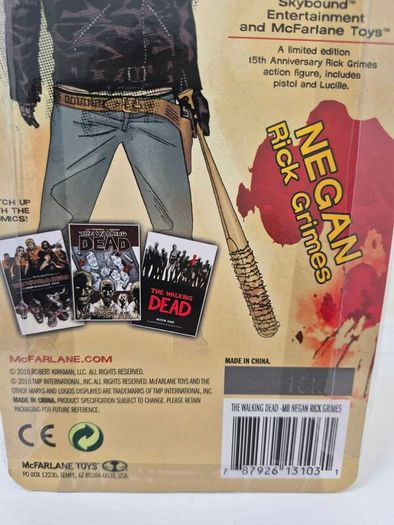 The Walking Dead Rick Grimes Negan Variant  Mcfarlane Toys Skybound Megabox