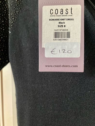 Coast knit dress, new with tag, uk8