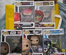 Variety of funko pops